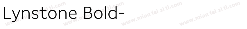 Lynstone Bold字体转换